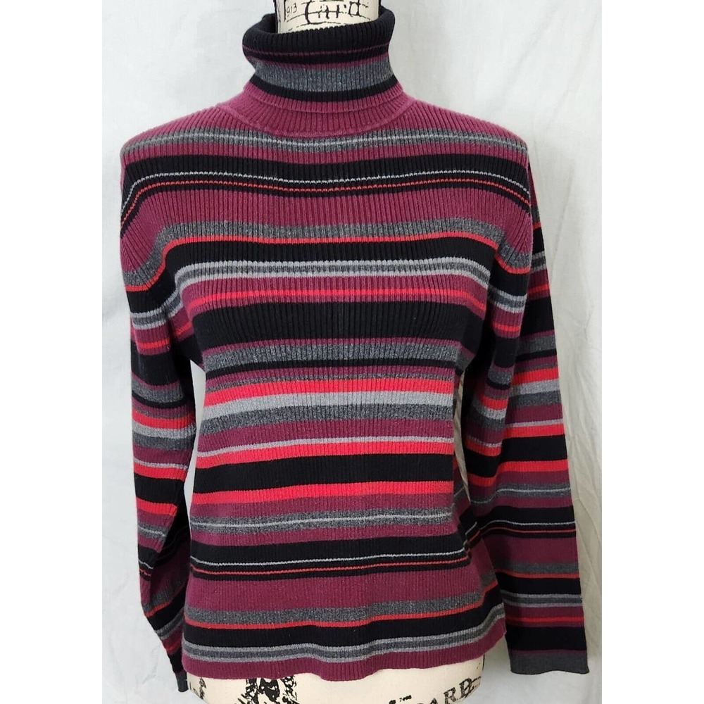 RELATIVITY LADIES LARGE TURTLE NECK TOP